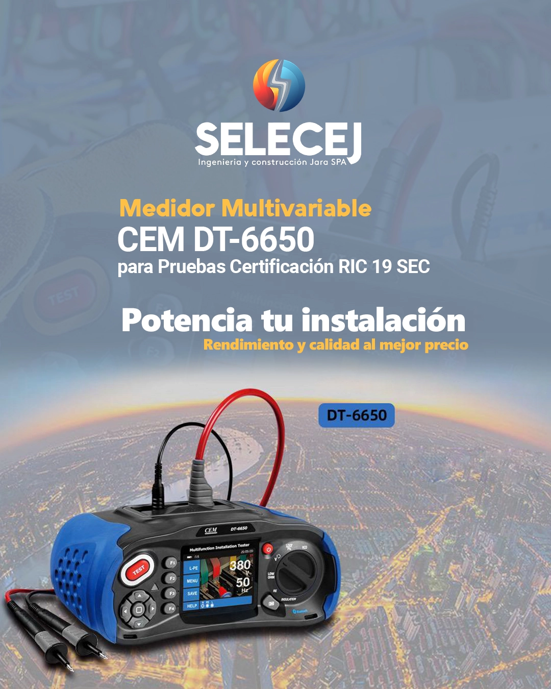 CEM DT-6650 en uso